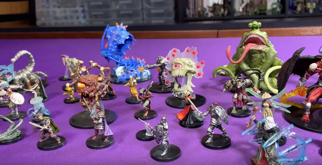 Dungeons and Dragons miniatures
